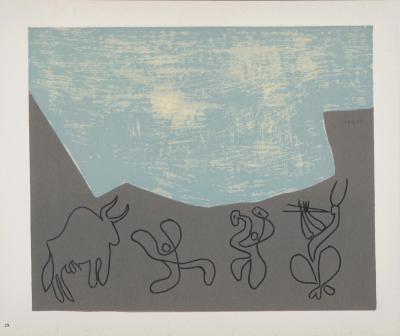 Pablo PICASSO (after) - Bacchanale, 1962 - Linocut print 2