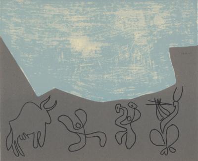 Pablo PICASSO (after) - Bacchanale, 1962 - Linocut print 2