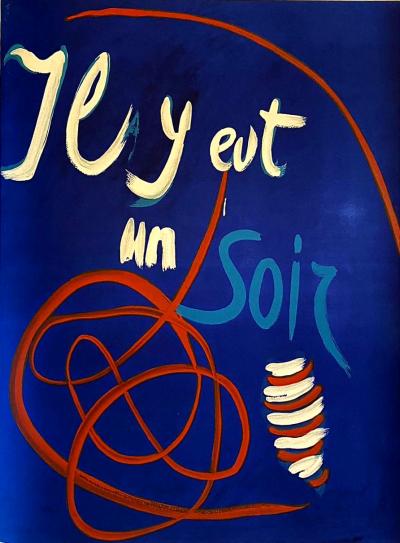 André LANSKOY - Il y eut un soir - Lithographie originale 2