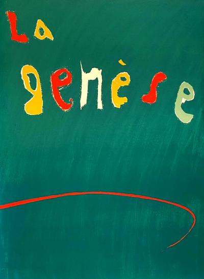 André LANSKOY - La Genèse - Lithographie originale 2