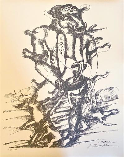 Ossip Zadkine - The Labours of Hercule - Geryon - Lithographie signée 2