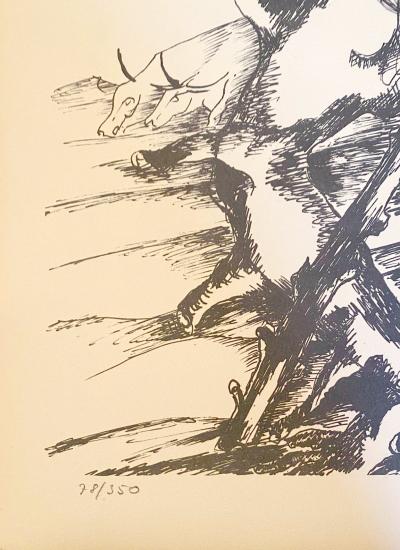 Ossip Zadkine - The Labours of Hercule - Geryon - Lithographie signée 2