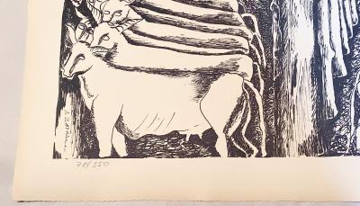 Ossip Zadkine - The Labours of Hercule - The Augean Stables - Lithographie signée 2