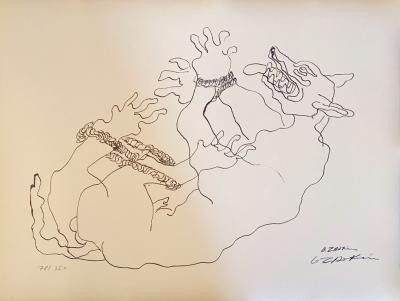 Ossip Zadkine - The Labours of Hercule - The Erymanthian Boar - Lithographie signée 2