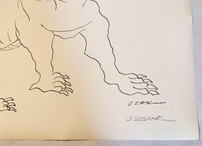 Ossip Zadkine - The Labours of Hercule - The shepherd of Geryon - Lithographie signée 2