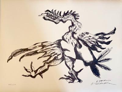 Ossip Zadkine - The Labours of Hercule - The Stymphalian bird - Lithographie signée 2