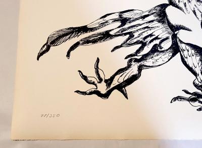 Ossip Zadkine - The Labours of Hercule - The Stymphalian bird - Lithographie signée 2
