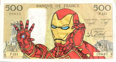 Cisco - Iron’Art, 2024 - Acrylique sur billet 2