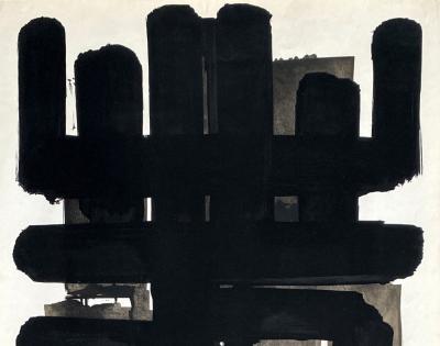 Pierre Soulages - Lithographie n°3, 1958 - Lithographie originale 2