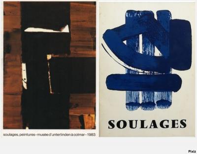 Pierre SOULAGES (Né en 1919) - Réunion de deux catalogues d’exposition, 1983 et 1978 2