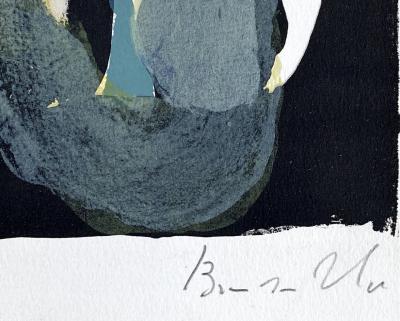 Bram Van Velde - Composition abstraite, 1975 - Lithographie originale signée et numérotée au crayon 2
