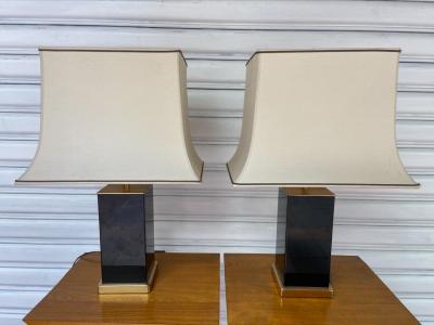 Paire de lampes - dans le goût de Jean-Claude Mahey 2
