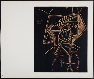 Pablo PICASSO (after) - Tête de femme, 1962 - Linocut print 2