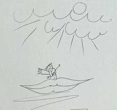 Pablo PICASSO - L’ange de l’amour, 1954 - Gravure signée dans la planche 2