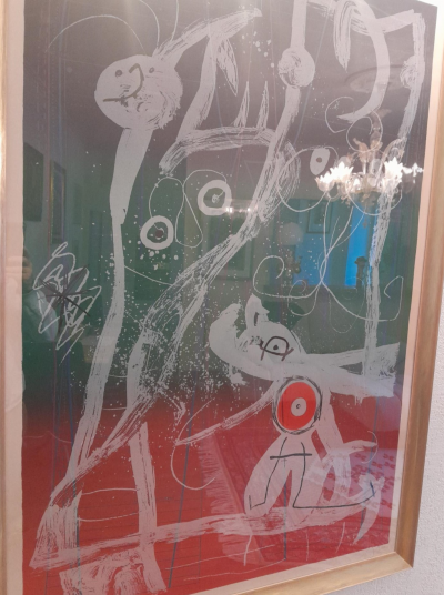 Joan Miro - Le délire du couturier, 1969 - Grande lithographie originale signée et numérotée au crayon 2
