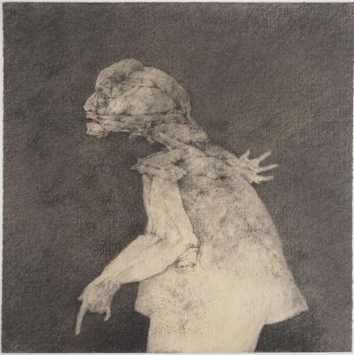 José HERNÁNDEZ - Perfil de la calumnia , 2007 - Dessin original, Signé 2