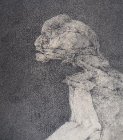 José HERNÁNDEZ - Perfil de la calumnia , 2007 - Dessin original, Signé 2