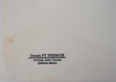 Pierre-Yves TREMOIS - Manade en Camargue, 1959 - Aquarelle originale 2