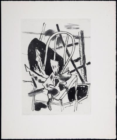 Fernand LÉGER - Composition, 1947 - gravure originale (Aquatint & Chisel) 2