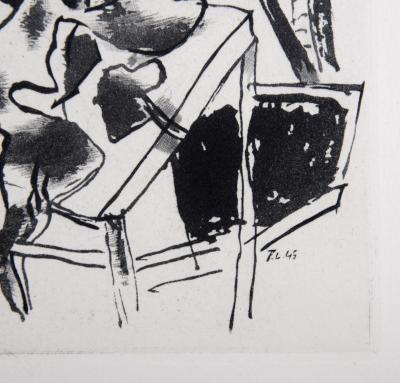 Fernand LÉGER - Composition, 1947 - gravure originale (Aquatint & Chisel) 2