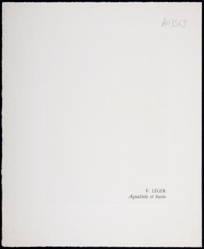 Fernand LÉGER - Composition, 1947 - gravure originale (Aquatint & Chisel) 2