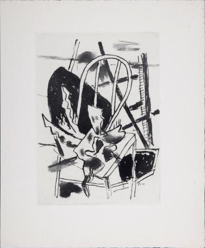 Fernand LÉGER - Composition, 1947 - Original etching (Aquatint & Chisel) 2