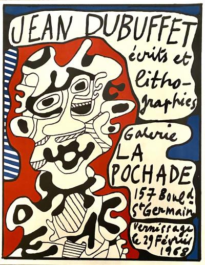 Jean DUBUFFET (1901-1985) - Ecrits et lithographies,1968 - Lithographie 2