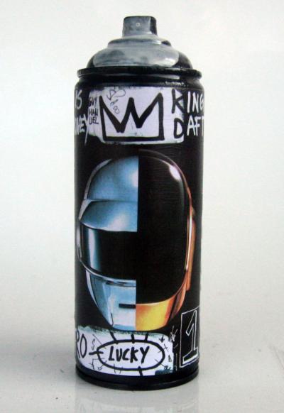 SPACO - Bombe Daft punk , 2024  - Sculpture pop street art 2