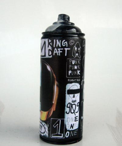 SPACO - Bombe Daft punk , 2024  - Sculpture pop street art 2