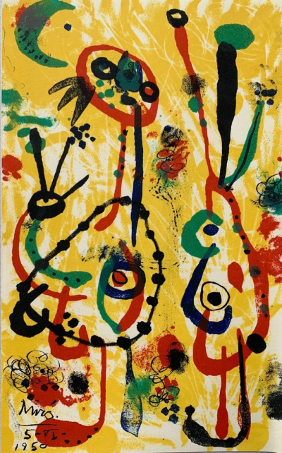 Joan MIRO - Anthologie de l’Humour Noir, 1950 - Lithographie 2