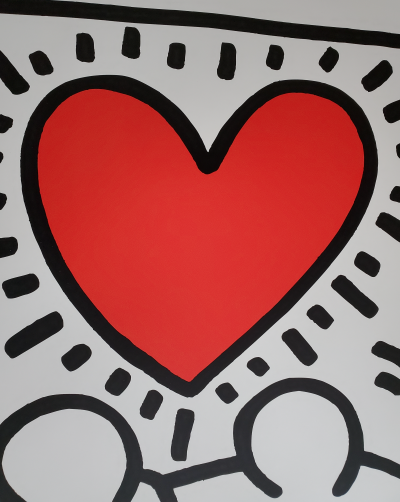 Keith HARING (d’après) - Invitation de Mariage - Sérigraphie 2
