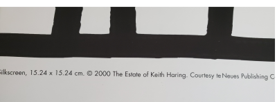 Keith HARING (d’après) - Invitation de Mariage - Sérigraphie 2