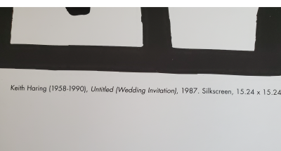 Keith HARING (d’après) - Invitation de Mariage - Sérigraphie 2