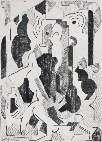 Albert Gleizes (1881-1953) Composition, 1947  Gravure originale 2