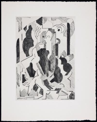 Albert Gleizes (1881-1953) Composition, 1947  Gravure originale 2