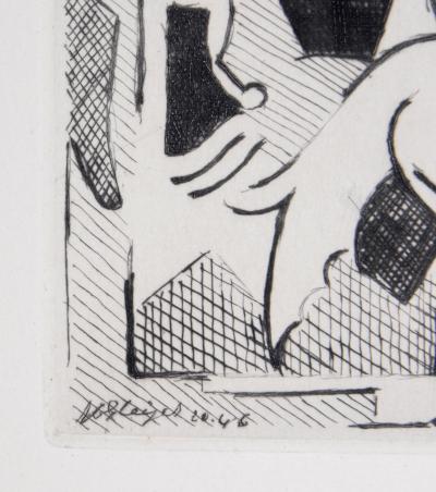 Albert Gleizes (1881-1953) Composition, 1947  Gravure originale 2