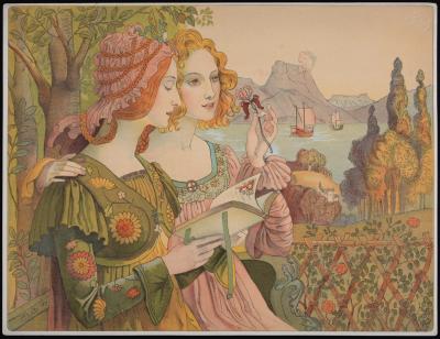 Armand POINT - La légende dorée, 1897 - Lithographie 2