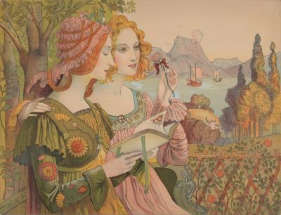 Armand POINT - La légende dorée, 1897 - Lithographie 2