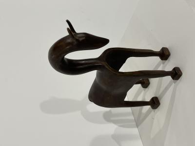Richard Pommier - Cheval brun, 2022 - Sculpture en bronze 2