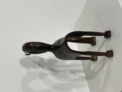 Richard Pommier - Cheval brun, 2022 - Sculpture en bronze 2