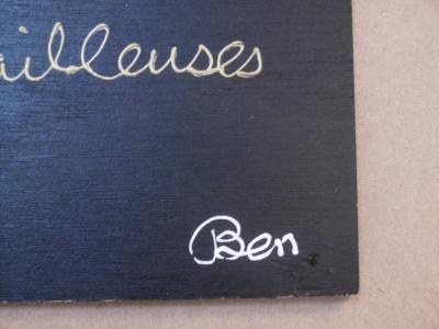 Ben Vautier - Rotate, 1998 - Mixed media on wood panel 2