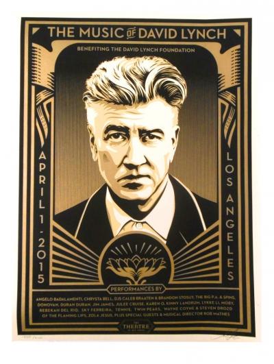Shepard Fairey - The Music of David Lynch - Screenprint 2