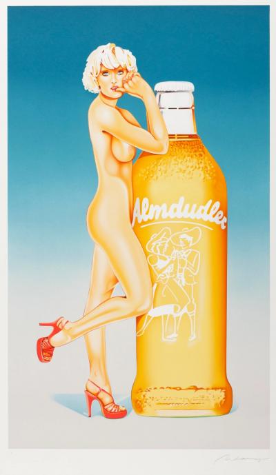 Mel RAMOS - Almdudler’s Fabulous Blond, 2017 - Lithographie