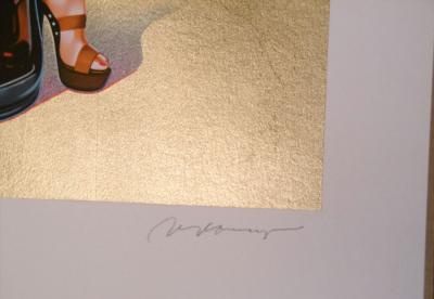 Mel RAMOS - Lola Cola #5 Gold - Lithographie 2