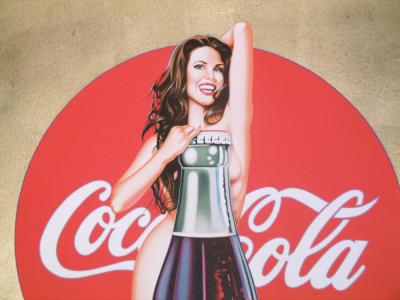 Mel RAMOS - Lola Cola #5 Gold - Lithographie 2