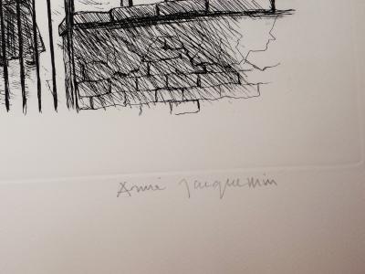 André JACQUEMIN - Paysage de Lorraine, 1979 - Gravure 2