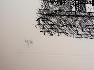 André JACQUEMIN - Paysage de Lorraine, 1979 - Gravure 2