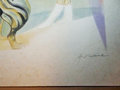 Camille HILAIRE - Tigre en scène, 1974 - Lithographie 2