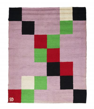 Sonia DELAUNAY - Crucigrama c. 1967 - Alfombra