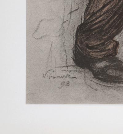 Victor PROUVE - Le Baiser, 1898 - Lithograph 2